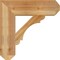 Ekena Millwork Olympic Craftsman Rough Sawn Bracket, Western Red Cedar, 6"W x 24"D x 24"H BKT06X24X24OLY04RWR - alternate 2